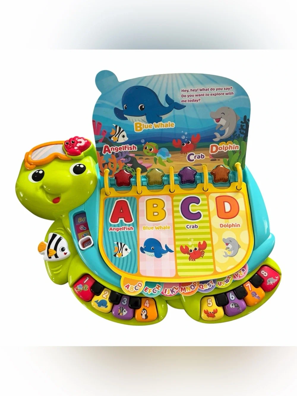 V Tech Touch and Teach Sea Turtle Interactive Learning Book for Toddlers - Works - Picture 3 of 6